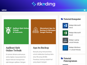 'itkoding.com' screenshot