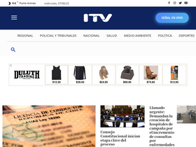 'itvpatagonia.com' screenshot