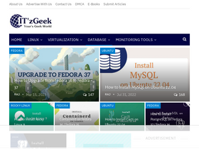'itzgeek.com' screenshot
