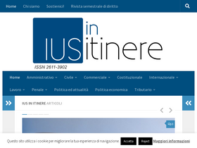 'iusinitinere.it' screenshot