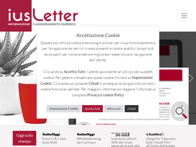 'iusletter.com' screenshot