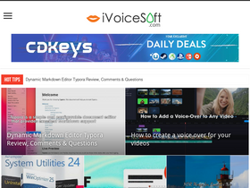 'ivoicesoft.com' screenshot