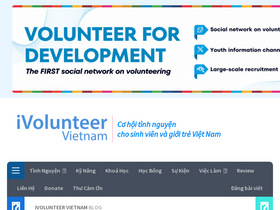 'ivolunteervietnam.com' screenshot