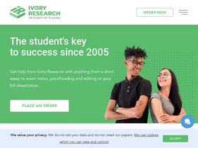 'ivoryresearch.com' screenshot
