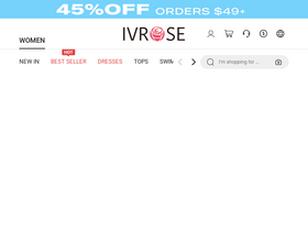 'ivrose.com' screenshot