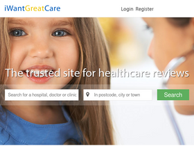 'iwantgreatcare.org' screenshot
