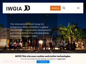 'iwgia.org' screenshot