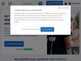 'izi-by-edf.fr' screenshot
