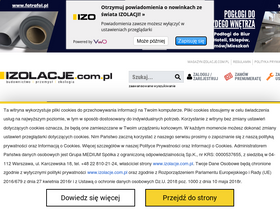 'izolacje.com.pl' screenshot