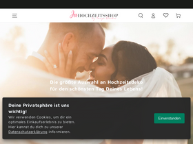 'ja-hochzeitsshop.de' screenshot