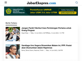 'jabarekspres.com' screenshot