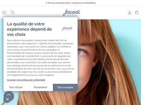 'jacadi.fr' screenshot