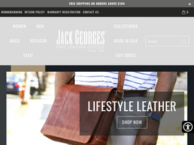 'jackgeorges.com' screenshot