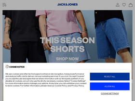 'jackjones.com' screenshot
