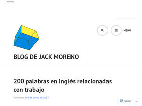 'jackmoreno.com' screenshot
