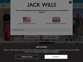 'jackwills.com' screenshot