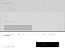 'jacquemus.com' screenshot