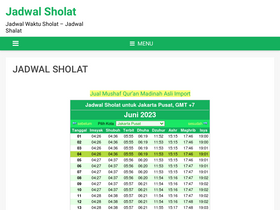 'jadwalsholat.org' screenshot