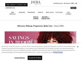 'jafra.com' screenshot