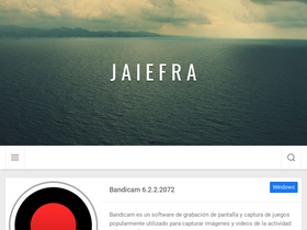 'jaiefra.com' screenshot