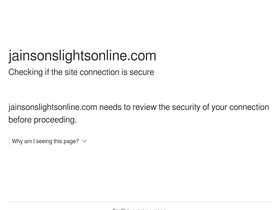 'jainsonslightsonline.com' screenshot