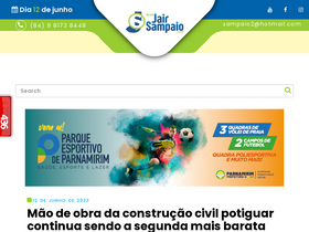 'jairsampaio.com' screenshot