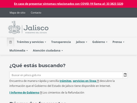 'jalisco.gob.mx' screenshot