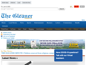 'jamaica-gleaner.com' screenshot