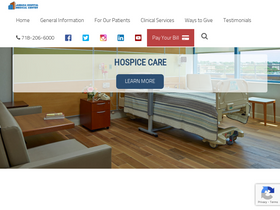 'jamaicahospital.org' screenshot