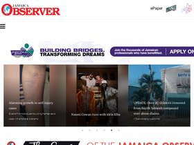 'jamaicaobserver.com' screenshot