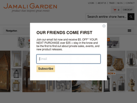 'jamaligarden.com' screenshot