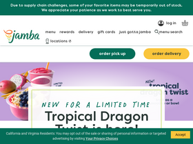 'jamba.com' screenshot