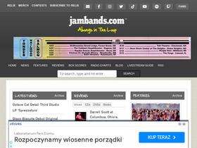 'jambands.com' screenshot