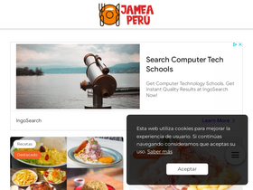 'jameaperu.com' screenshot