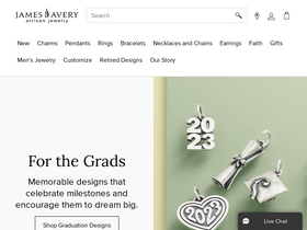 'jamesavery.com' screenshot