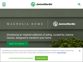 'jameshardie.com' screenshot