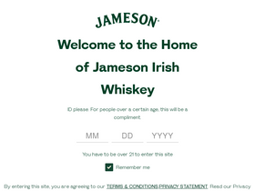 'jamesonwhiskey.com' screenshot