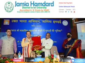 'jamiahamdard.edu' screenshot