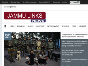 'jammulinksnews.com' screenshot