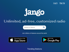 'jango.com' screenshot