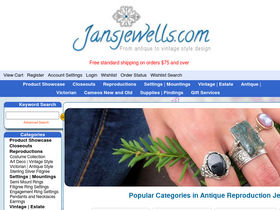 'jansjewells.com' screenshot
