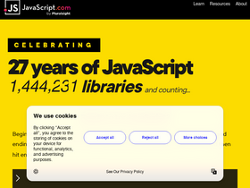 'javascript.com' screenshot