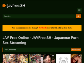 'javfree.sh' screenshot