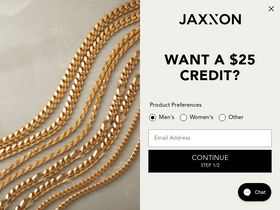 'jaxxon.com' screenshot