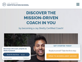 'jayshettycoaching.com' screenshot