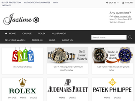 'jaztime.com' screenshot