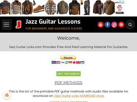 'jazz-guitar-licks.com' screenshot