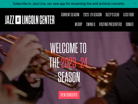 'jazz.org' screenshot