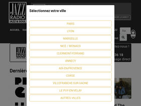 'jazzradio.fr' screenshot