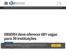 'jcconcursos.com.br' screenshot